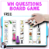 Free Wh Question Board Game Speech and Language