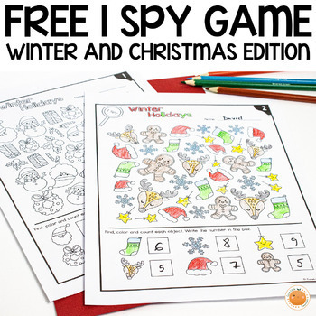I Spy Winter Wonderland Sensory Bag (with Free Printable) – Mama Instincts®