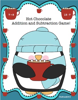 Preview of Free Downloads Penguin Winter Math Game! Addition and Subtraction!