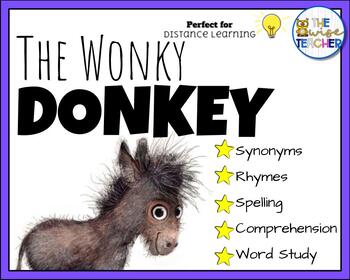 Preview of Free Wonky Donkey | Teacher Pay Teacher | Reading Comprehension Morning Work