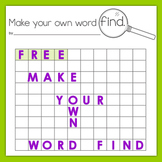 Free Word Find Spelling Center