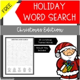 Free Word Search Christmas Edition