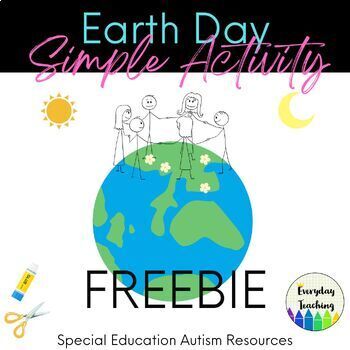 Preview of Free Worksheet for Special Education: Earth Day