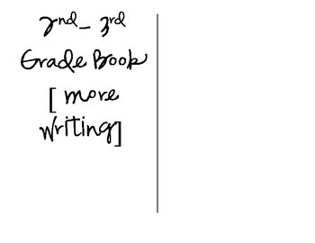 Free Writing Book Template by The Reading Palette TpT