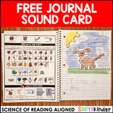 Free Writing Journal Card, Letter Sound Card, Science of R
