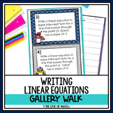 Free Writing Linear Equations Gallery Walk