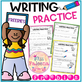 Preview of Free Writing Practice (Combining Sentences)