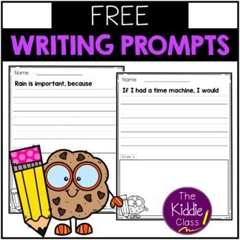 Free Writing Prompts by The Kiddie Class | Teachers Pay Teachers