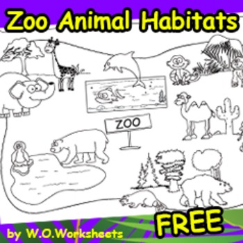 Preview of Habitats - Animals Free