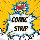 Free blank comic strip template | Create comic book art