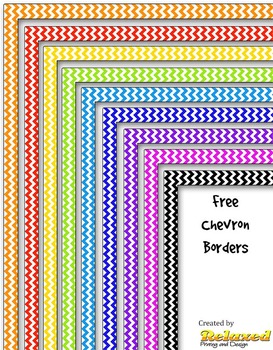 chevron borders template