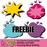Free clipart Superhero Speech Bubble by DARRA