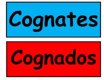 Preview of Free cognate wall titles