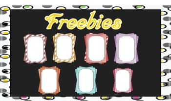 Preview of Free cute background page