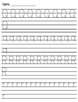 free handwriting worksheets by brittany adams teachers