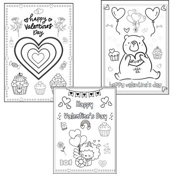 Free happy valentines day Coloring pages. by Orisa Kita | TPT