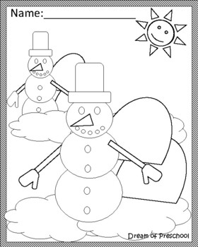 Preview of Free winter coloring