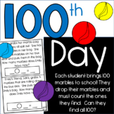 100th Day of School Math Book: Addition with Marbles