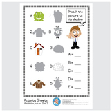 Freebie : Activity Sheet/Match the picture Set 2