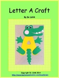Freebie: Alphabet Craft / Letter A