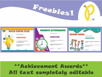 Preview of Certificates | Free Editable Award Certificates