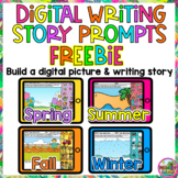 Seasonal Digital Writing Prompts- Digital Build a Story Wr