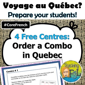 Preview of Freebie – Centres: Ordering a Combo in Quebec