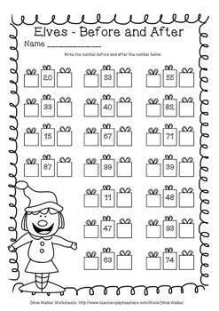 christmas ordering numbers to 100 by olivia walker tpt