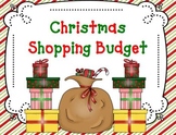 Freebie! Christmas Shopping Budget