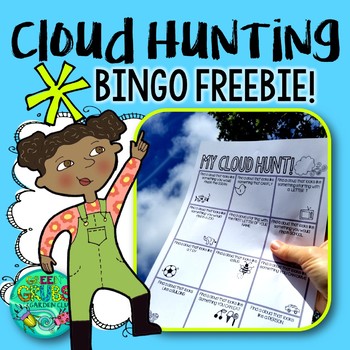 Preview of Cloud Hunt Bingo FREEBIE - Perfect Garden Club activity!