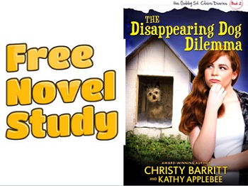 Preview of Freebie! The Disappearing Dog Dilemma novel study