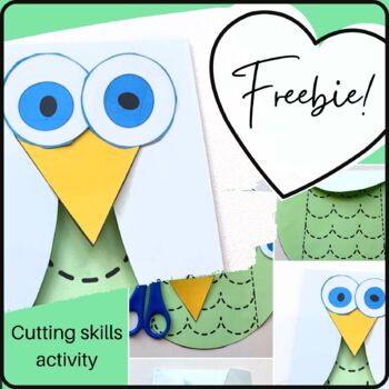 Preview of Freebie! Cutting Skills Activity.
