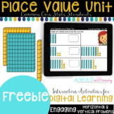 Freebie Digital Place Value Unit Seesaw, Google Classroom