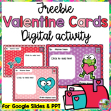 Freebie Digital Valentine's Day Cards Digital Center Activities