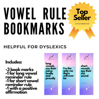 Preview of Freebie Dyslexia Bookmarks