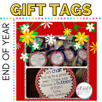 End of Year FREE Gift Tags by Sunshine and Lollipops | TPT