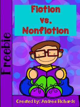 Preview of Freebie Fiction Vs. Nonfiction Texts