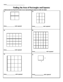 Freebie! Finding the Area of Squares