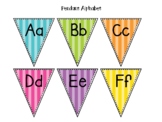Freebie! Flag Banner Alphabet and Numbers