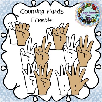 Preview of Freebie Friday 12: Counting Fingers Clip Art