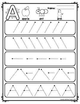 freebie friday 42 handwriting strokes sample vowels and numbers 1 5