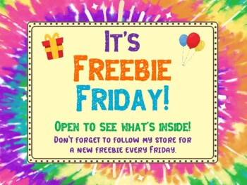 Preview of Freebie Friday February 26 - Noun Verb or Adjective Color by Code