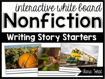 Preview of Freebie! Interactive Whiteboard Nonfiction Writing Starters