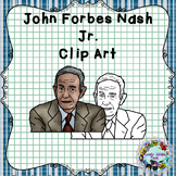 Freebie: John Forbes Nash Jr. Clip Art