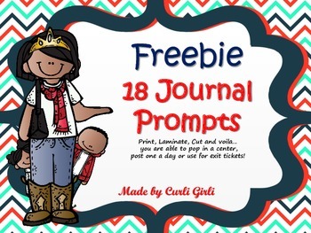 Preview of Freebie Journal Prompts (Natural pics)