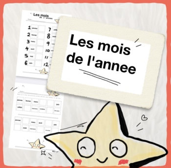 Preview of Freebie Les Mois de l’annee (Count the months of the year in French)