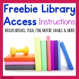Freebie Library Access Instructions