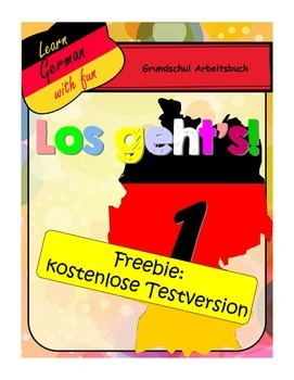 Preview of Freebie: Los geht's 1 - Grundschul Arbeitsbuch - Learn German