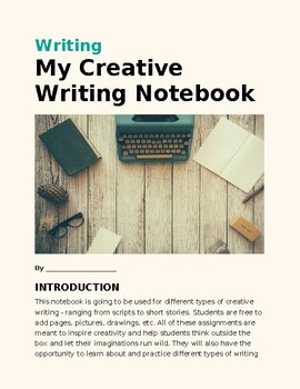 Preview of Freebie - My Creative Writing Notebook