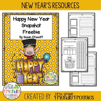 Preview of Freebie - New Year's Celebration Snapshot
